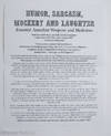 Humor, Sarcasm, mockery and laughter; essential anarchist weapons and medicines
