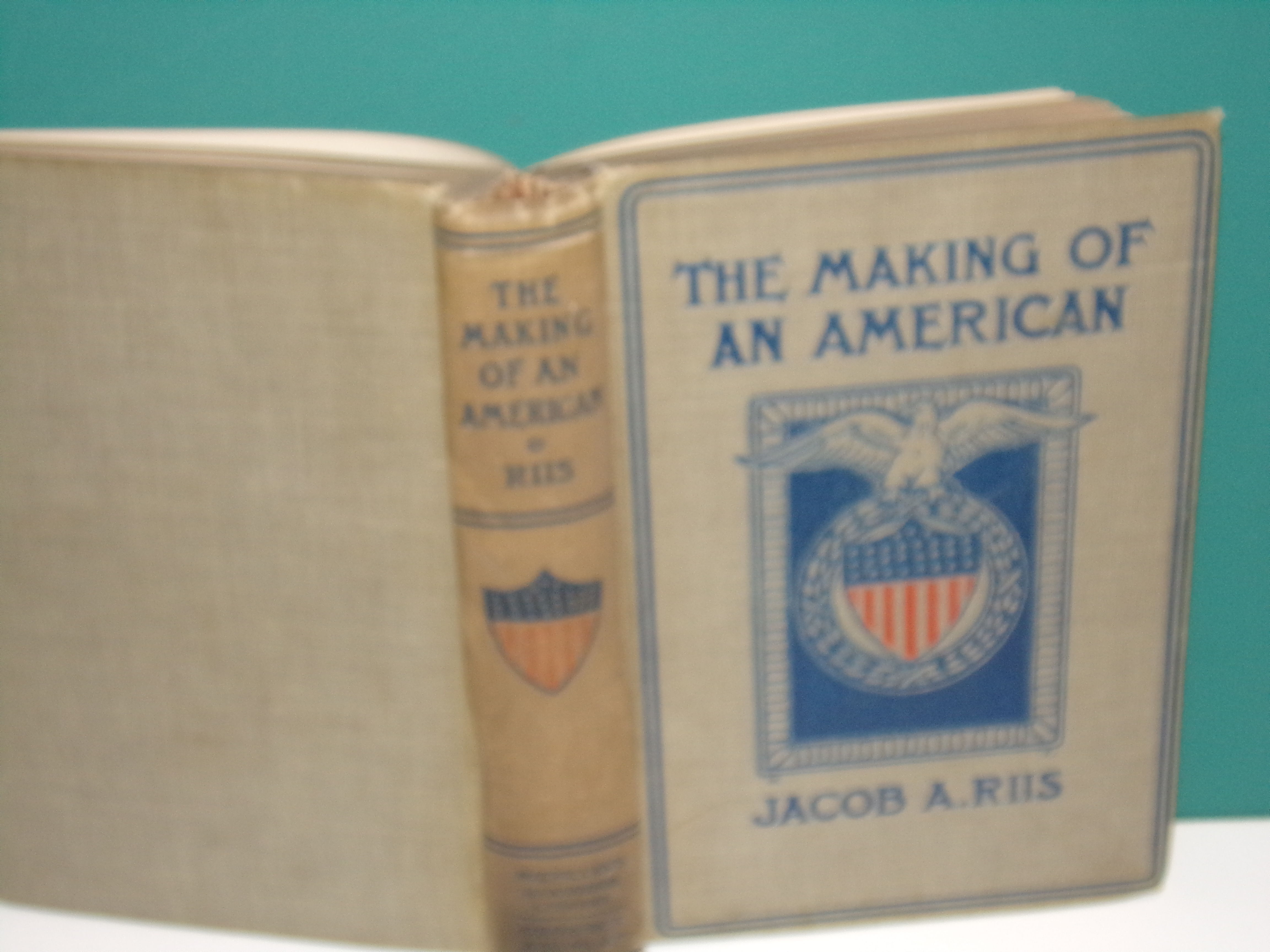 The Making of an American by Jacob A. Riis | Gray pictorial cloth