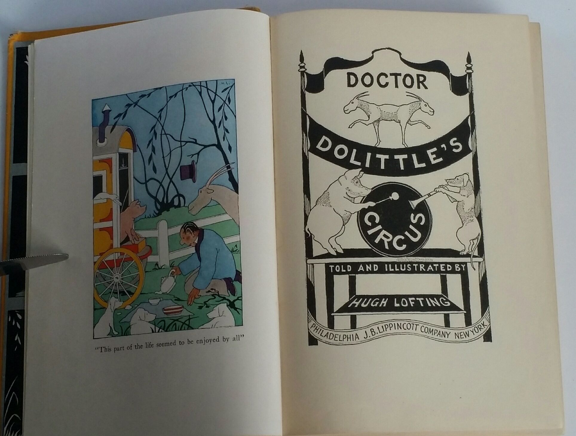 Doctor Dolittle's Circus by Hugh Lofting | 1924 | J.P. Lippincott