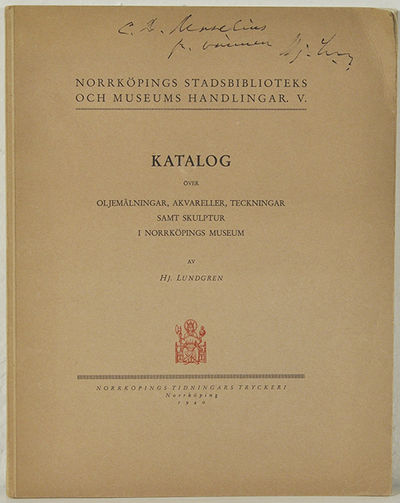 Katalog över oljemålningar, akvareller,…