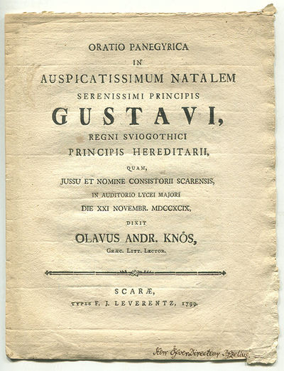 Oratio panegyrica in auspicatissimum natamel…
