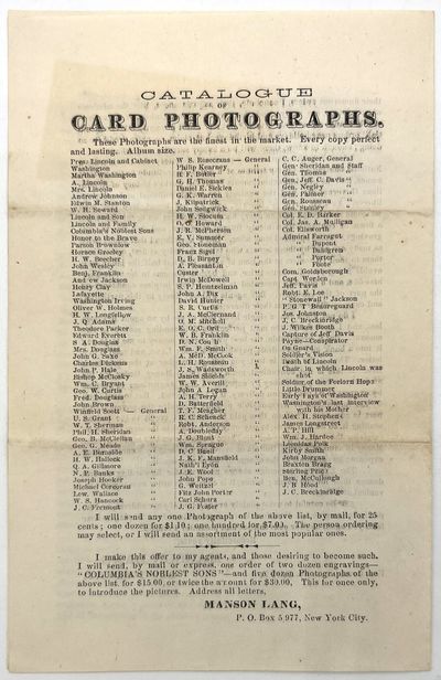 "Columbia's Noblest Sons" -- Printed...; (photo 2)