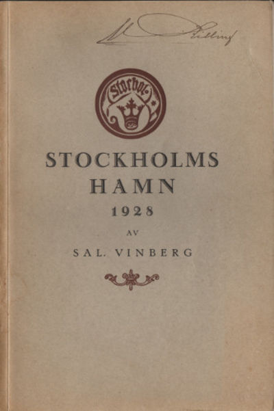 STOCKHOLMS HAMN 1928.