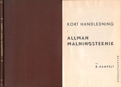KORT HANDLEDNING I ALLMÄN MÅLNINGSTEKNIK.