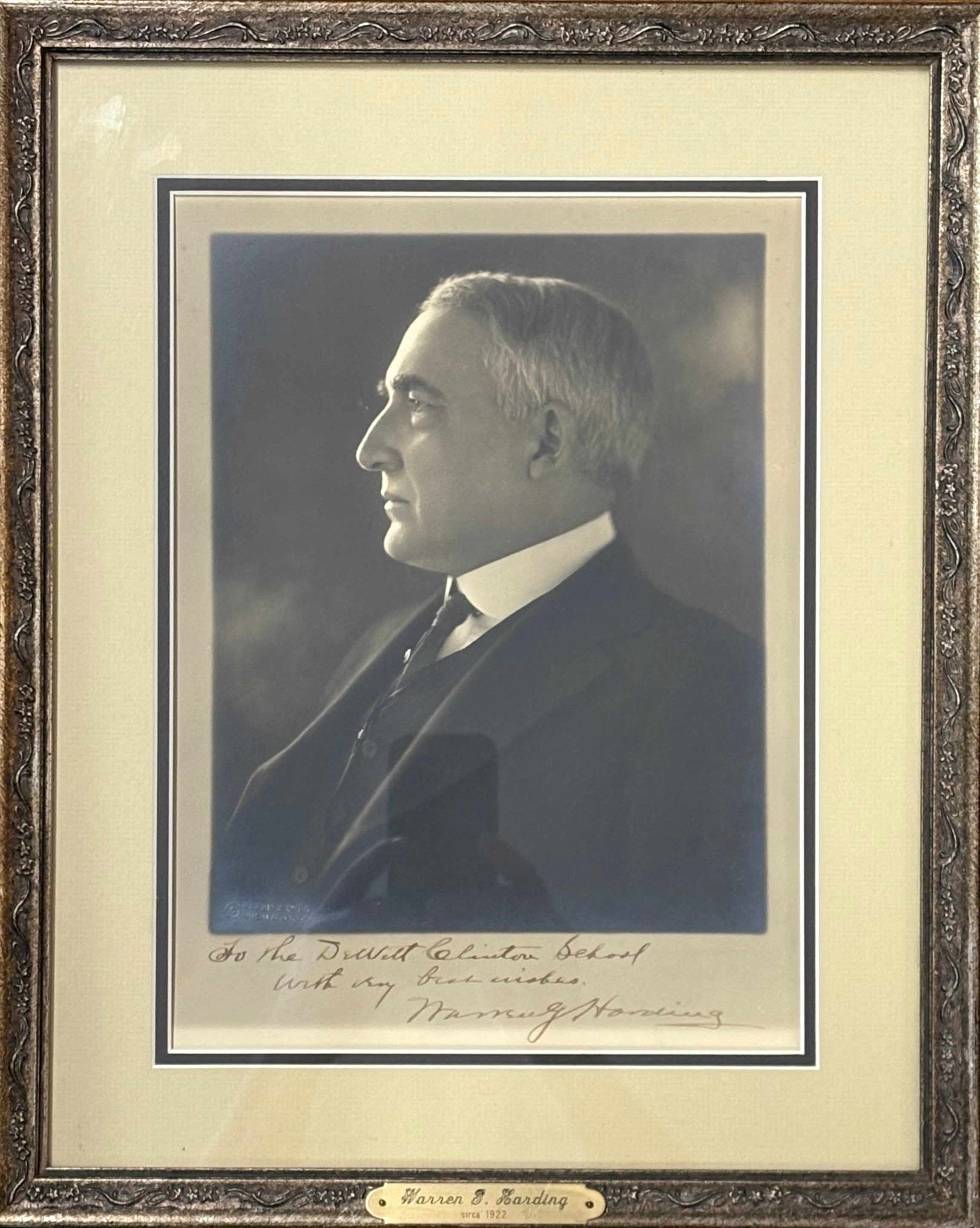 Signed Photograph by HARDING, Warren G (1865 - 1923) | Search for Rare ...