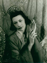 Portrait photograph of Diana Adams in Anthony Tudor's ballet, SHADOW OF THE WIND
