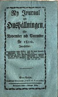 Ny journal uti hushållningen för November och…
