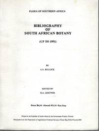 Bibliography of South African Botany (up to 1951)