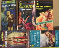 "SUMURU" COMPLETE 5-VOLUME SERIES: Nude in Mink (aka Sins of Sumuru) / Sumuru (aka The Slaves of Sumuru) / The Fire Goddess (aka Virgin in Flames) / Return of Sumuru (aka Sand and Satin) / Sinister Madonna by Rohmer, Sax