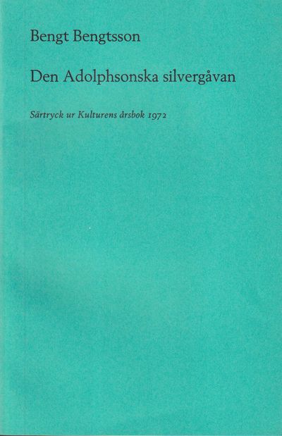 Den Adolphsonska silvergåvan [= rubrik].