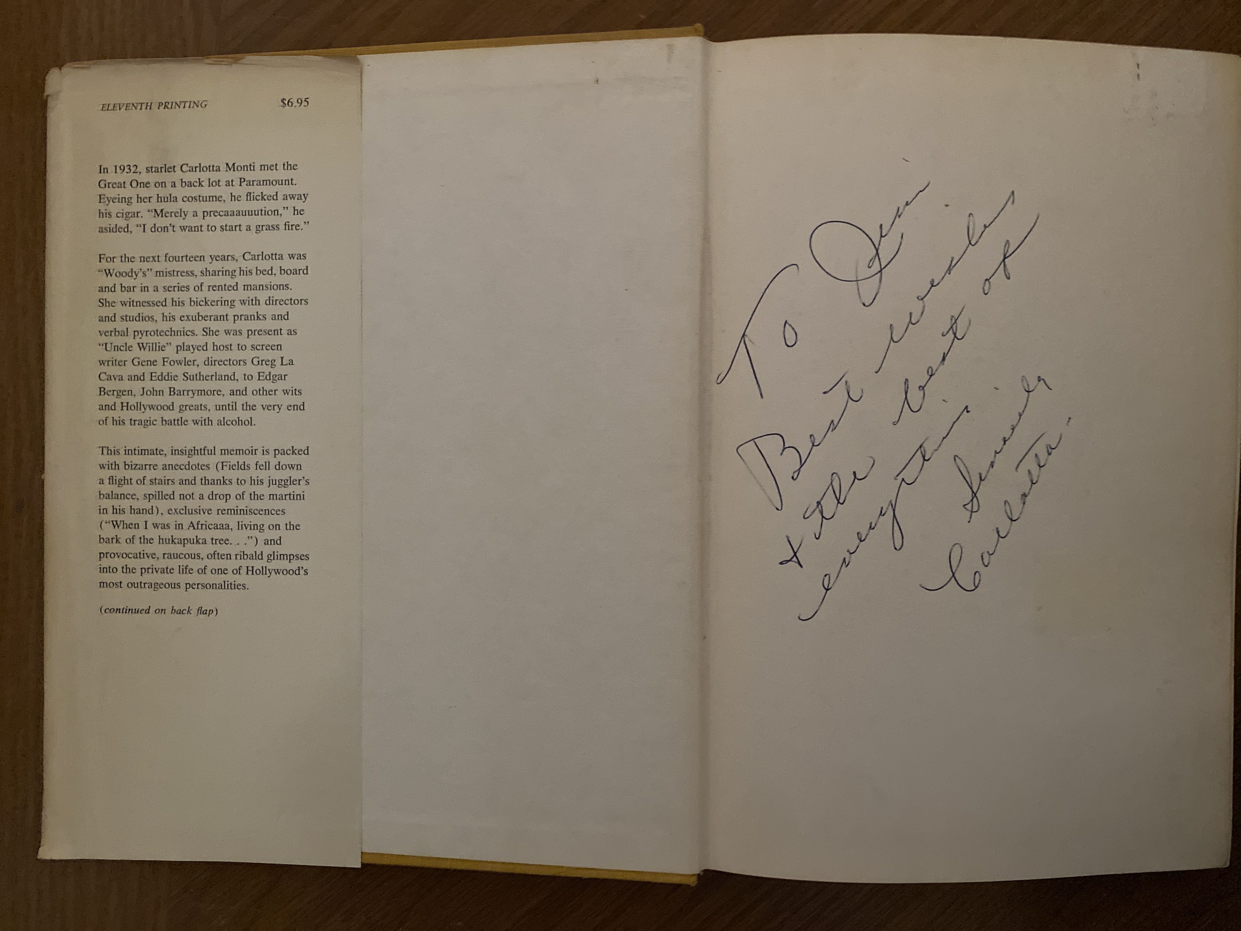 W. C. Fields \u0026 Me (1972) (Signed), image size:4032x3024