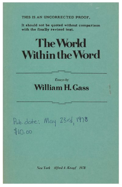 The World within the World (Advance Copy)