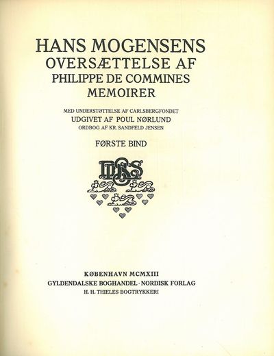 Hans Mogensens oversættelse af Philippe de…