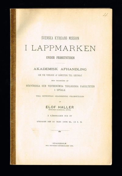 Svenska kyrkans mission i Lappmarken under…
