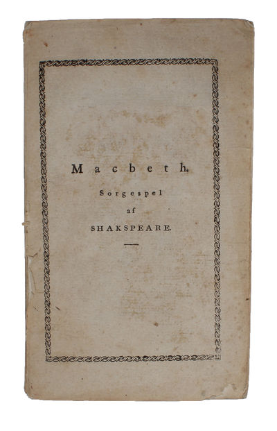 Macbeth. Öfversatt af Eric Gustaf Geijer. -…