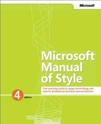 Microsoft Manual of Style