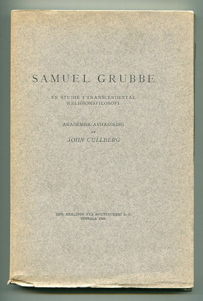 Samuel Grubbe. En studie i trancendental…