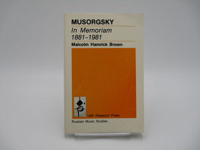 Ann Arbor, Mi. : UMI Research Press. , 1982. Softcover, white printed wraps. . Very good, slight cre...