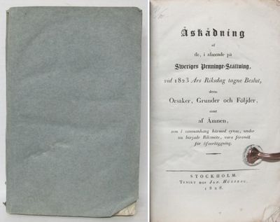 Åskådning af de, i afseende på Sweriges…