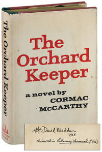 THE ORCHARD KEEPER - DAVID MADDEN'S EXTENSIVELY ANNOTATED REVIEW COPY