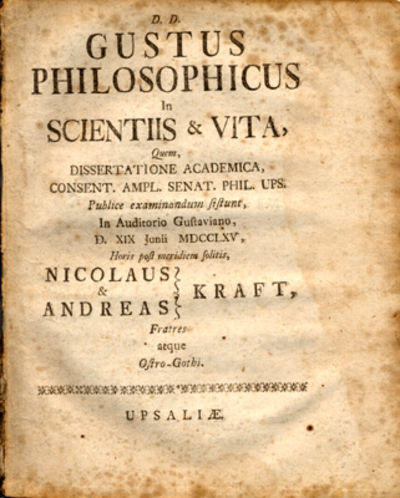 Gustus philosophicus in scientiis & vita, quem…