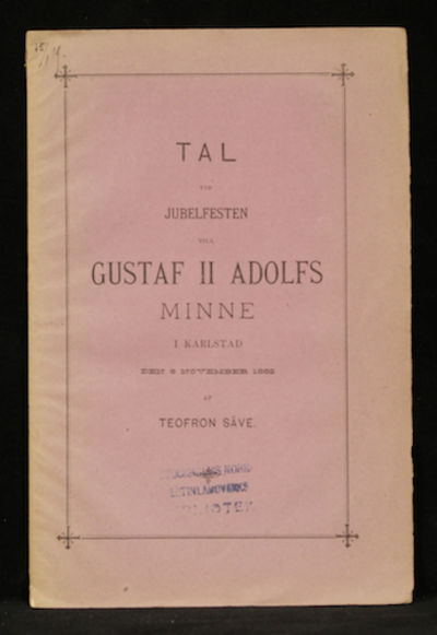 Tal vid jubelfesten till Gustaf II Adolfs minne i…