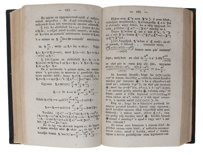 A’ Marosvasarhelyt 1829-be nyomtatott Arithemetika Elejének részint röviditett, reszint bovitett, általán jobbitott, ‘s tisztáltabb kiadása. - [BOLYAI'S LAST MAJOR WORK] (photo 2)