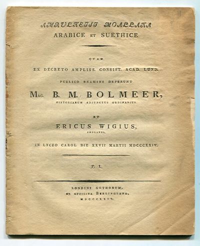 Amrulkeisi Moallaka arabice et suethice. I-II.…