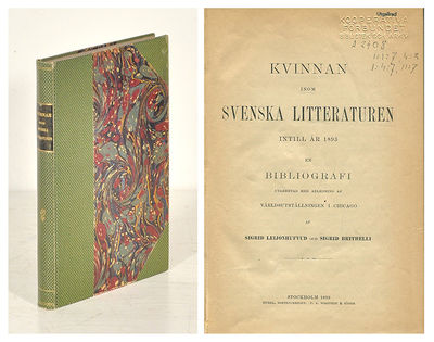 Kvinnan inom svenska litteraturen intill år 1893.…
