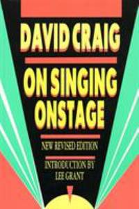 On Singing Onstage