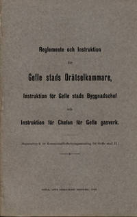 Reglemente och instruktion för Gefle stads…