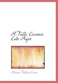 MTullii Ciceronis Cato Major Large Print Edition M. Tu