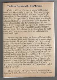 The Bluest Eye A Novel