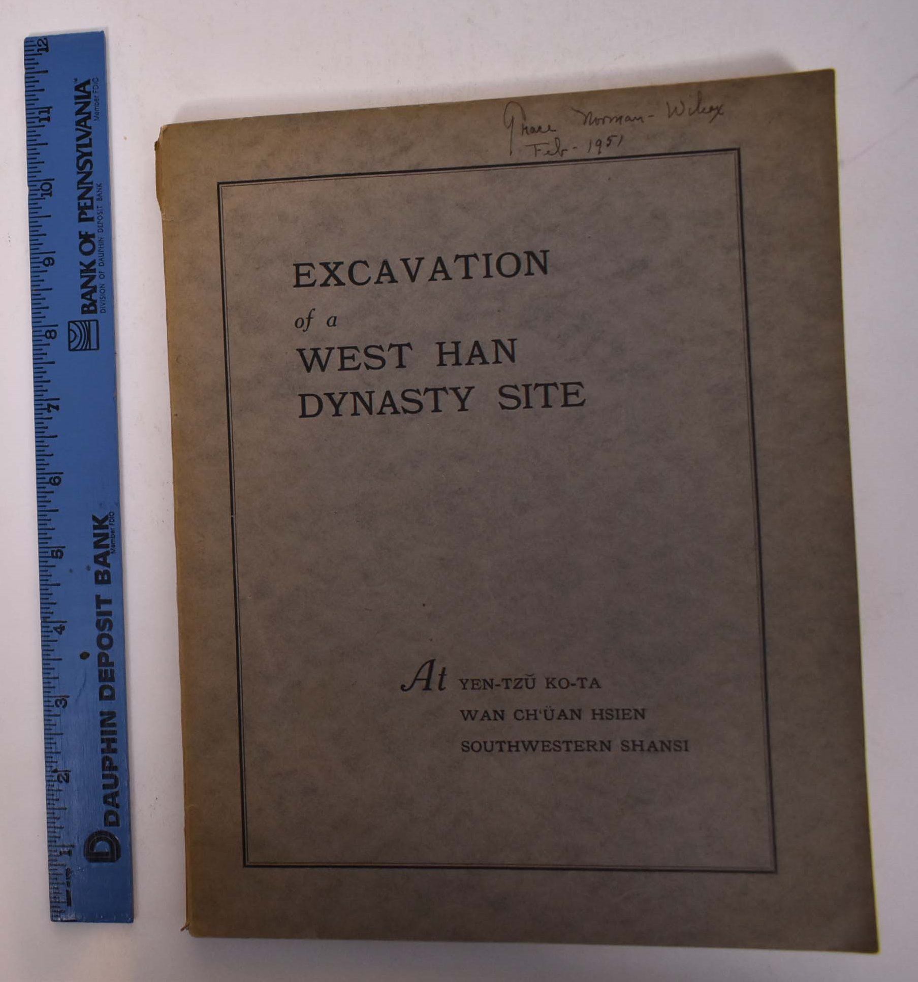 Excavation of a West Han Dynasty Site