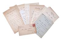 Collection of 16 autograph letters to John Albee from William James, Henry Wadsworth Longfellow, Robert Todd Lincoln, Rowland Evans Robinson, Louise Imogen Guiney, A. Bronson Alcott, George Washington Cable, and others