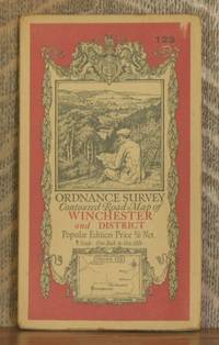 ORDNANCE SURVEY CONTOURED ROAD MAP OF WINCHESTER AND DISTRICT Popular edition  Scale 1 inch to 1...