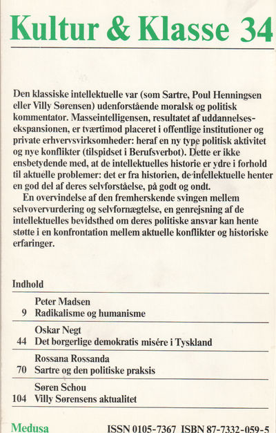 Kultur og klasse 34. De intellektuelles politiske…