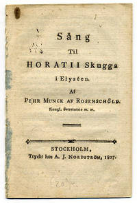 Sång til Horatii skugga i Elyséen.