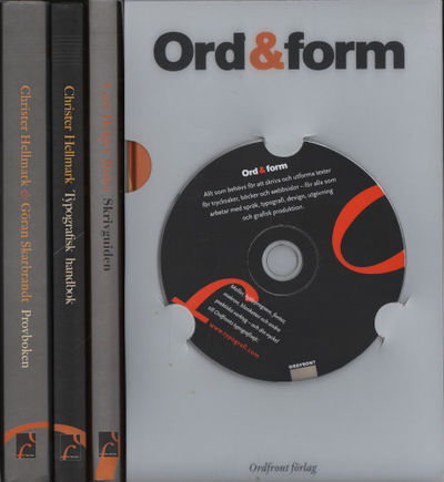ORD & FORM: Provboken / Typografisk handbok /…