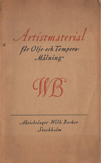 ARTISTMATERIEL FÖR OLJE- OCH TEMPERAMÅLNING.