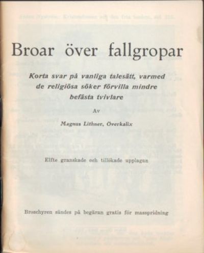 Broar över fallgropar. Korta svar på vanliga…