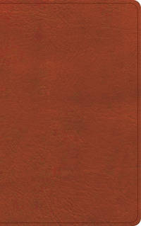 CSB Single-Column Personal Size Reference Bible, Burnt Sienna Leathertouch