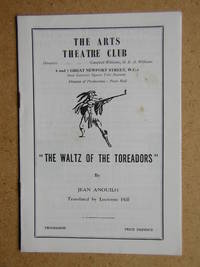 The Waltz of the Toreadors By Jean Anouilh. Theatre Programme.