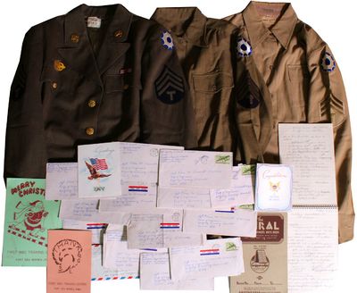 [Women][World War II][Wacs] A Wac's Uniforms, Notebooks and ALSs