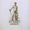 Bookplate: Ex Libris K. David