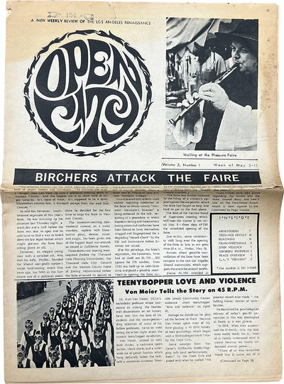 Open City Vol. 2 No. 1 May 5-11; A New Weekly Review of the Los Angeles Renaissance
