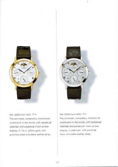 WATCHES FROM IWC. WORKS OF ART THAT OUTLIVE THEIR…