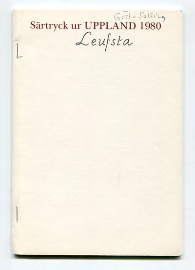 De tre herrgårdarna på Leufsta. Särtryck ur…