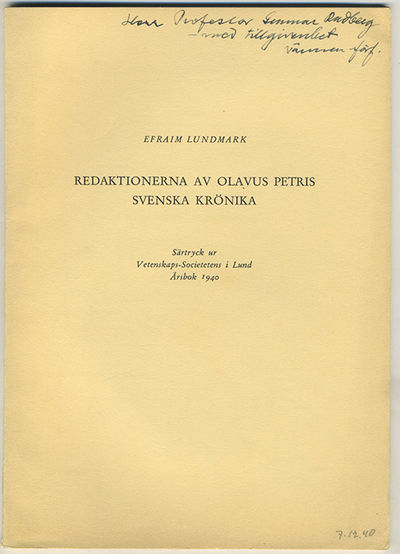 Redaktionerna av Olavus Petris svenska krönika.…