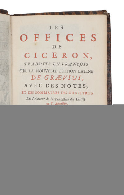 Offices Les offices de Ciceron, traduits en…